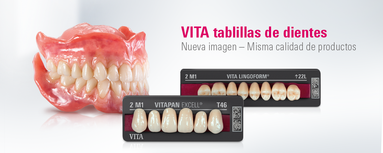 Nuestras nuevas tablillas de dientes para todas las líneas de dientes VITA.
