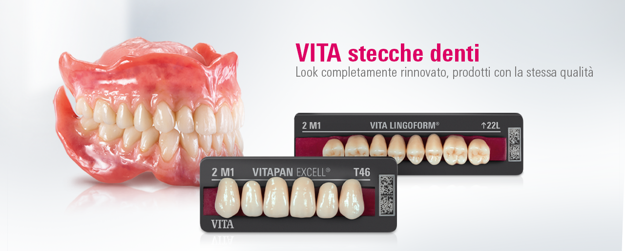 Nostre nuove stecche denti per tutte le linee di denti VITA.